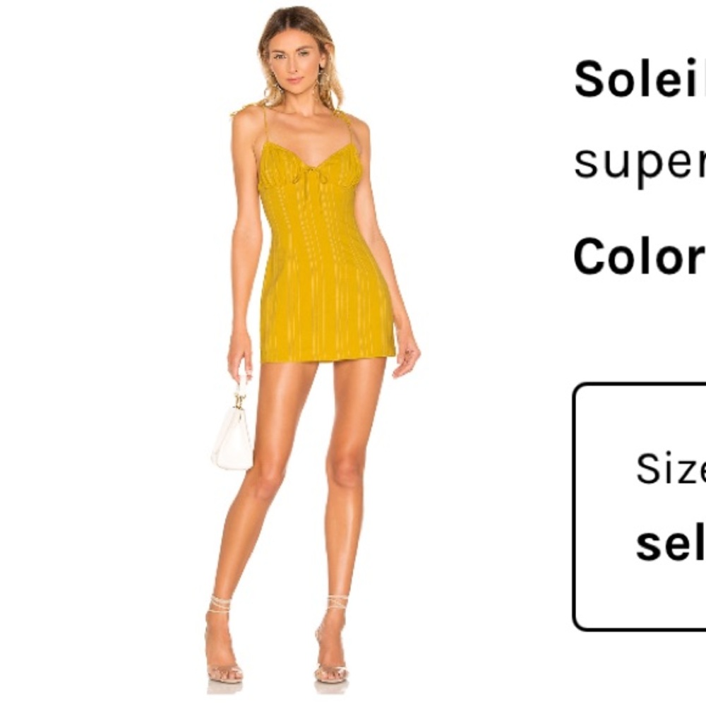 Superdown Soleil Tie Strap Dress